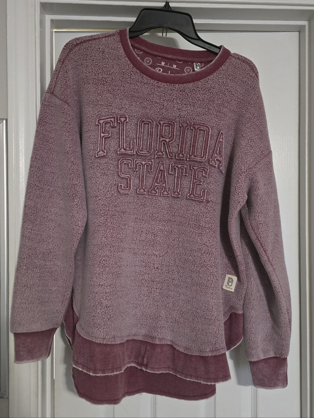 Pressbox Dusty Rose Florida State Crewneck Sweater